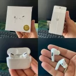 airpod Pro-ANC  with Wireless Charging Case Active Cancellation Bluetooth Headset  (White, True Wireless)