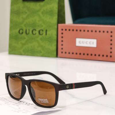 Gucci Branded Brown Transparent Color Design Glass Bold Stick Men's Women's Sunglass for Man Woman or GirL GG0020S Black Stick Gift Sunglass
