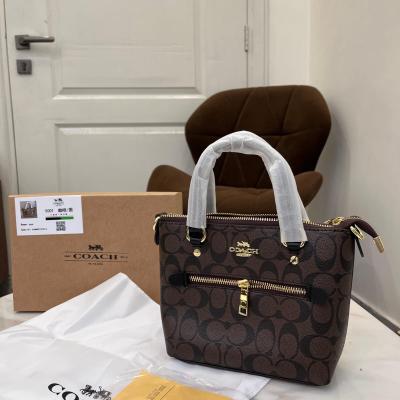 Coach Mini Signature Canvas Handbag