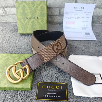 Gucci BROWN GG Supreme belt (First Copy)