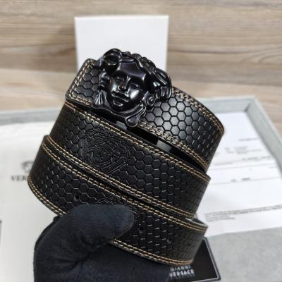 VERSACE Medusa Head leather belt FASHION MYST